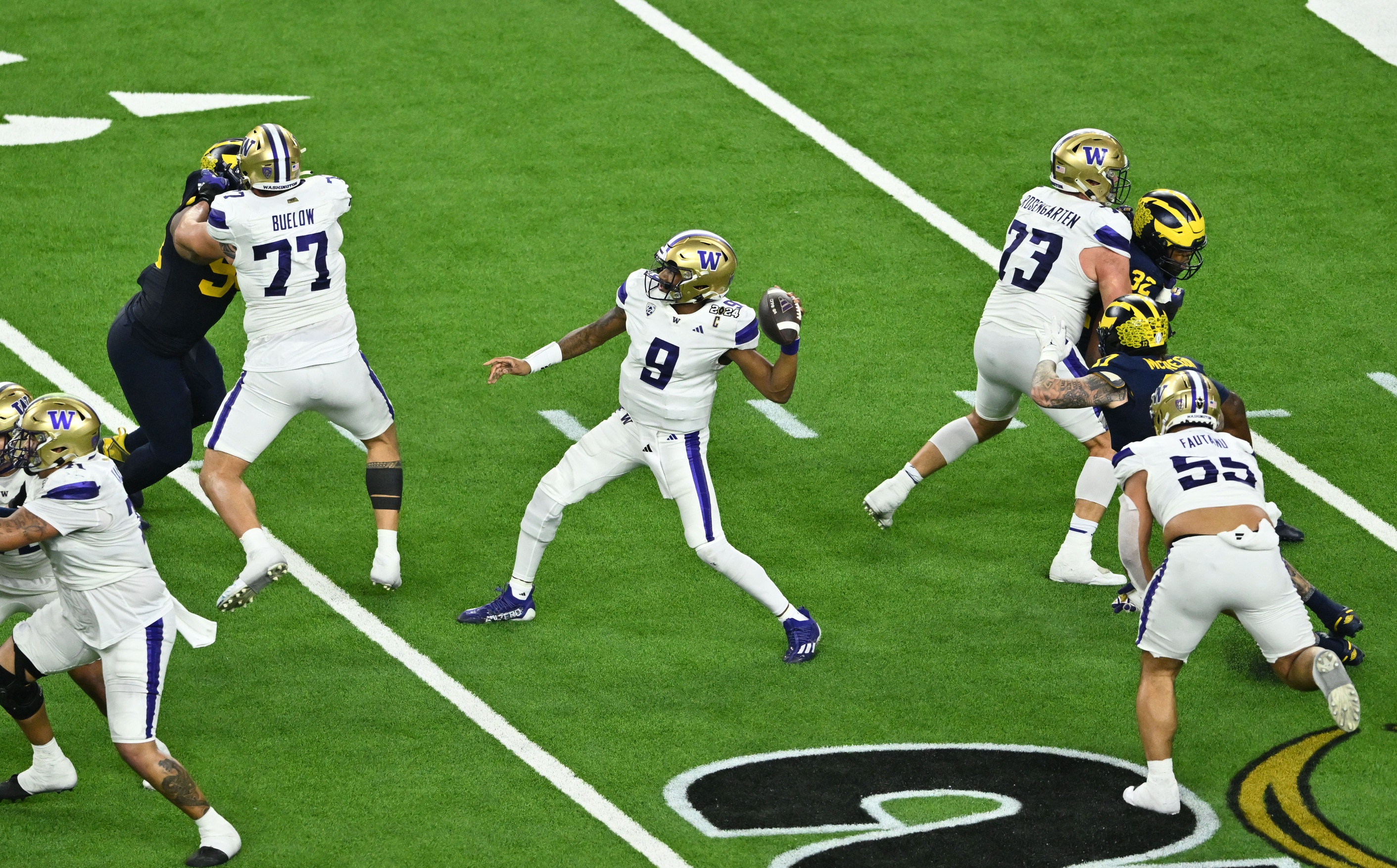 The Las Vegas Raiders could use the 13th overall pick on quarterback Michael Penix.